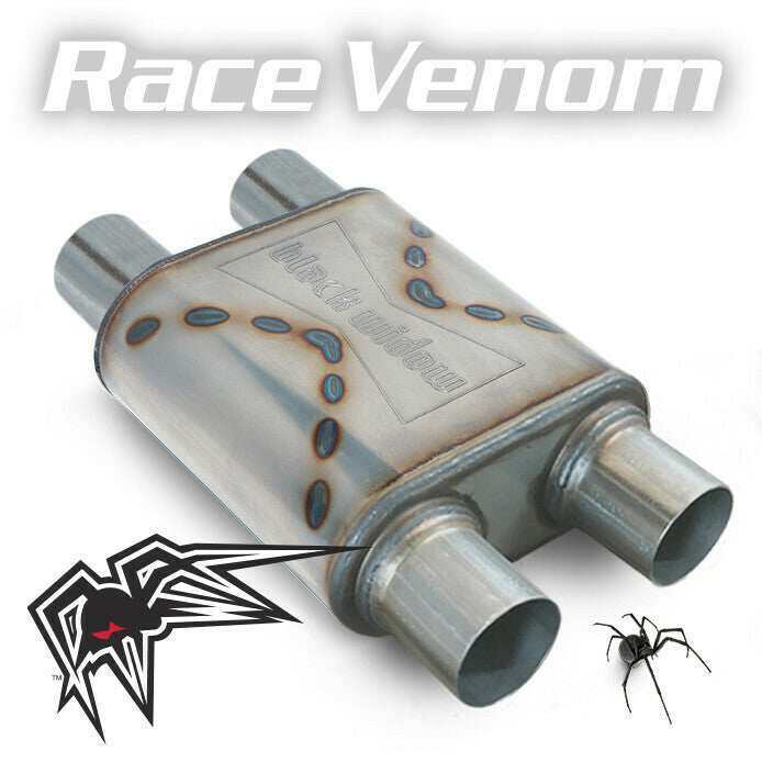 Black Widow Race Venom series 2.5"/2.5" Dual/Dual | GarageAndFab.com