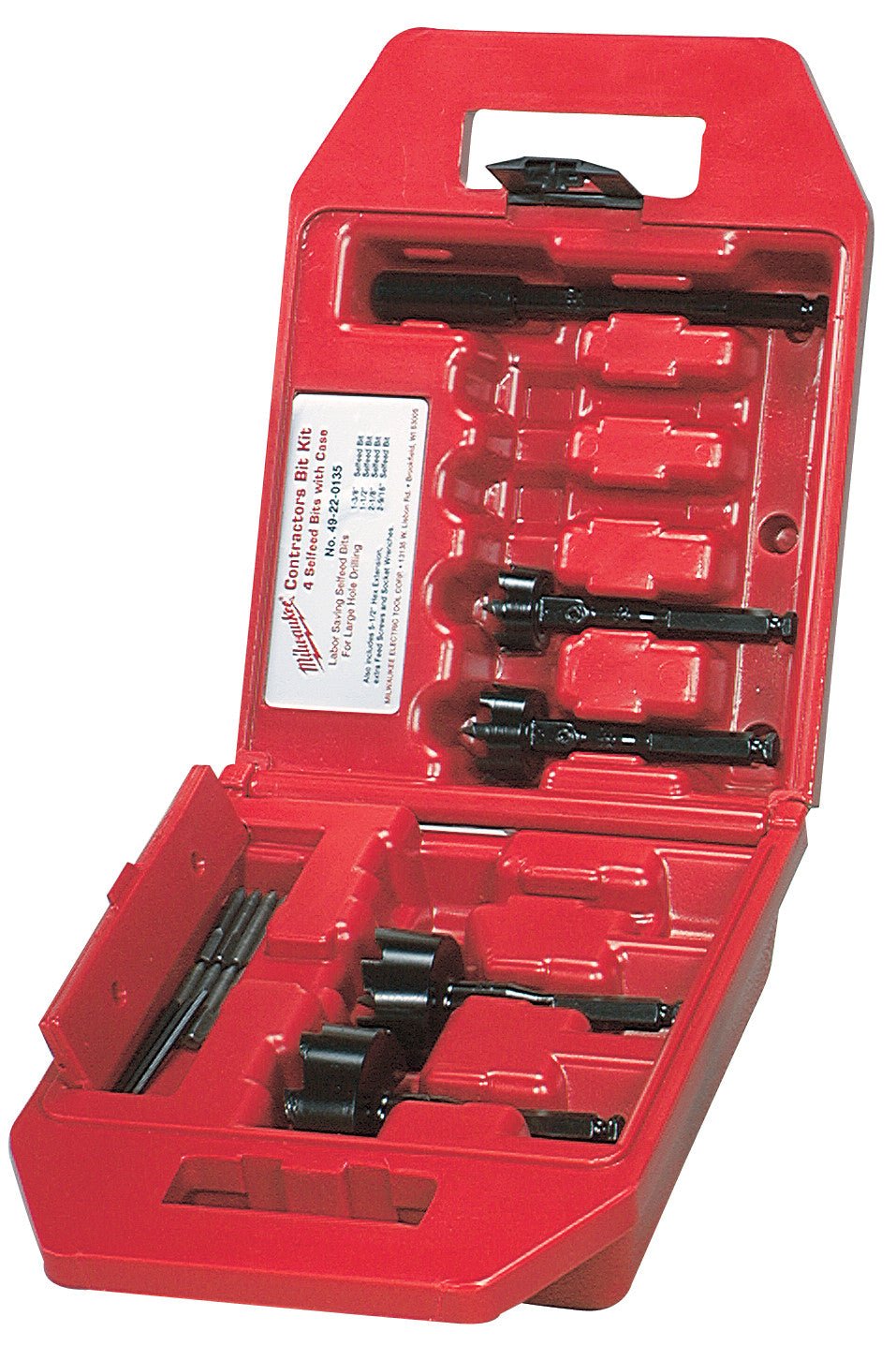 Milwaukee Electric Bit Contractors Sfb 4Pc Kit - MLW-49-22-0135 | MFVCanada.com
