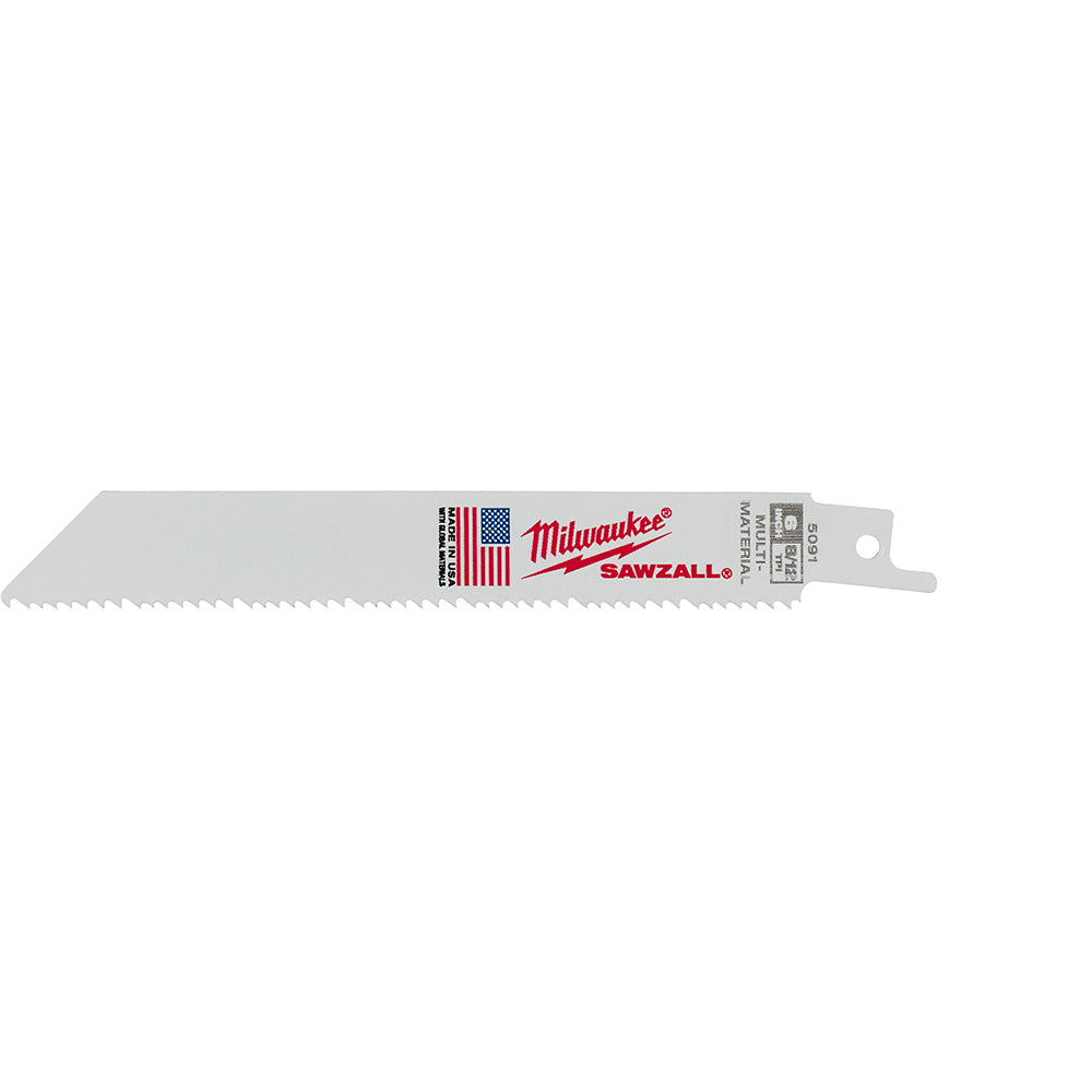 Milwaukee Electric Blade 8/12T 6L 5Pk - MLW-48-00-5091 | MFVCanada.com