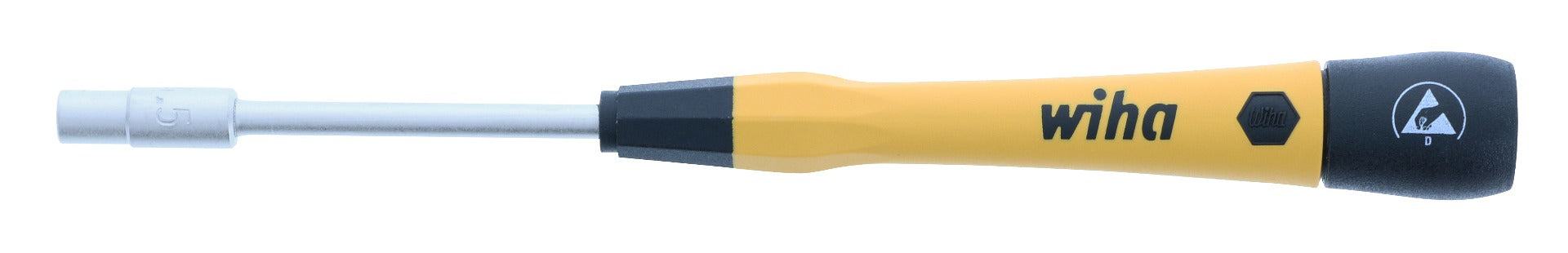 WIHA TOOLS Esd Safe Picofinish Precision Nut Driver - 4.5Mm X 60Mm - WIH-27786 | GarageAndFab.com