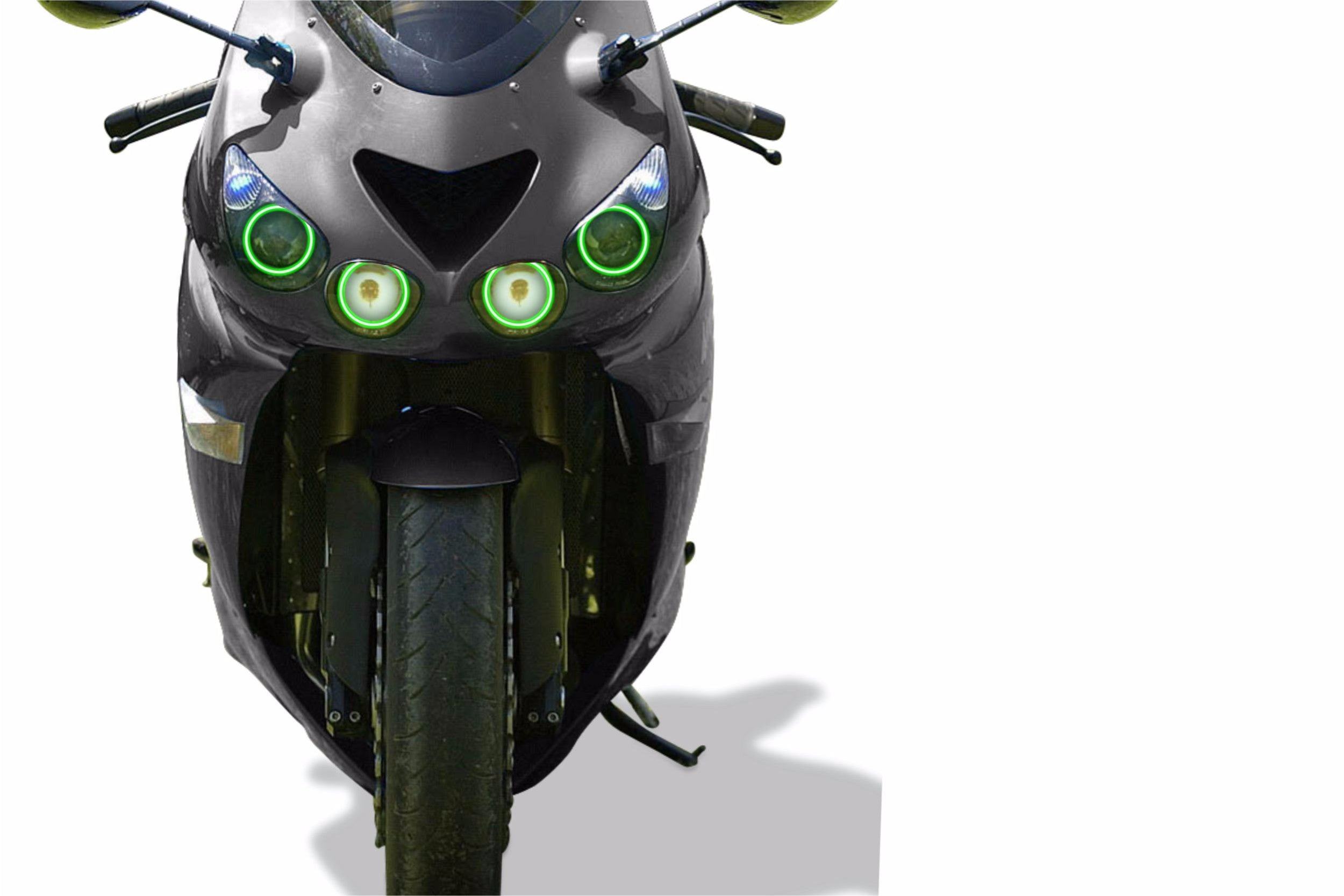 Kawasaki ZX-14 (06-11): Profile Prism Fitted Halos (Kit) EDC01198 | GarageAndFab.com