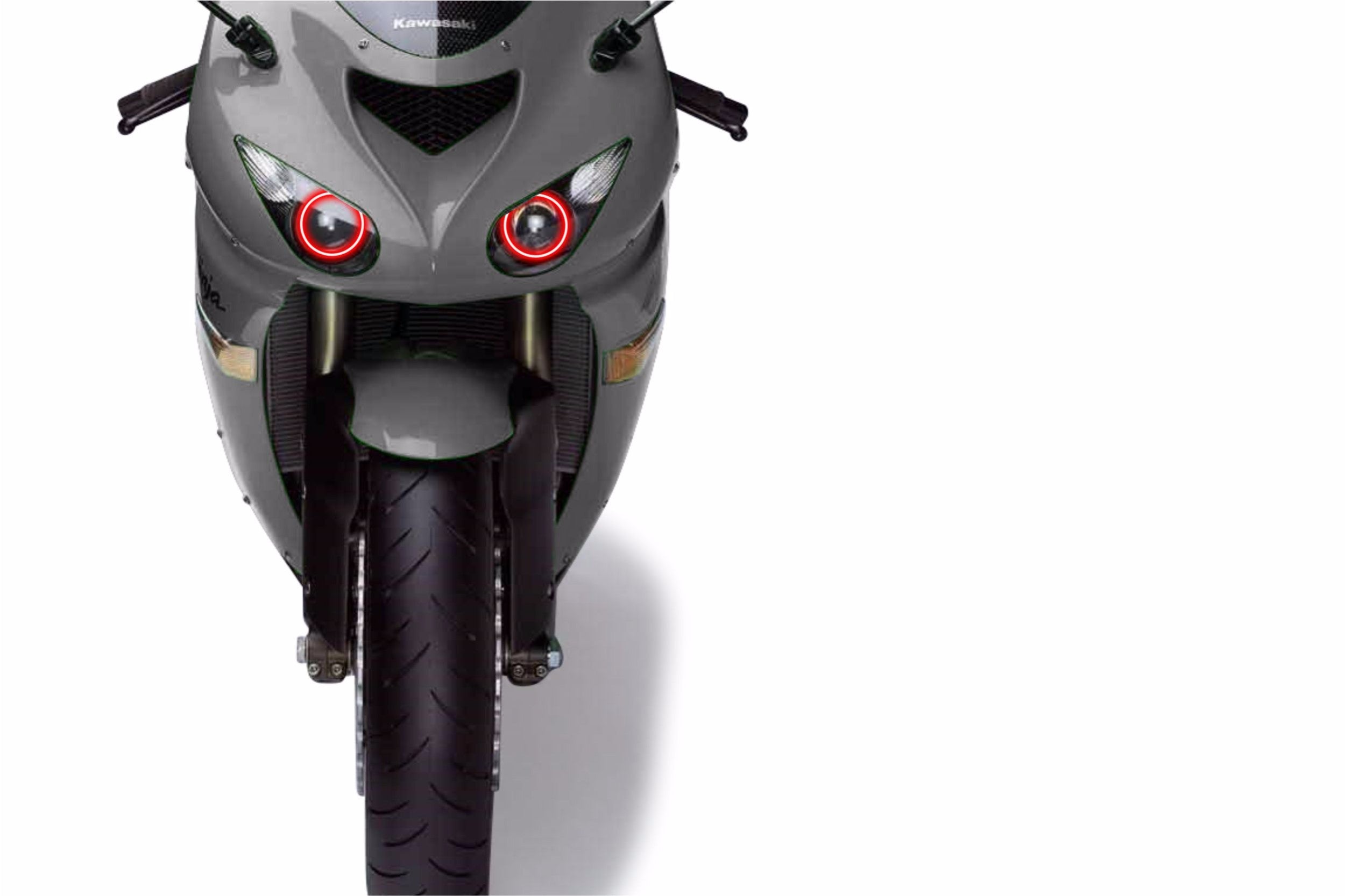 Kawasaki ZX-10 (08-10): Profile Prism Fitted Halos (Kit) EDC01199 | GarageAndFab.com