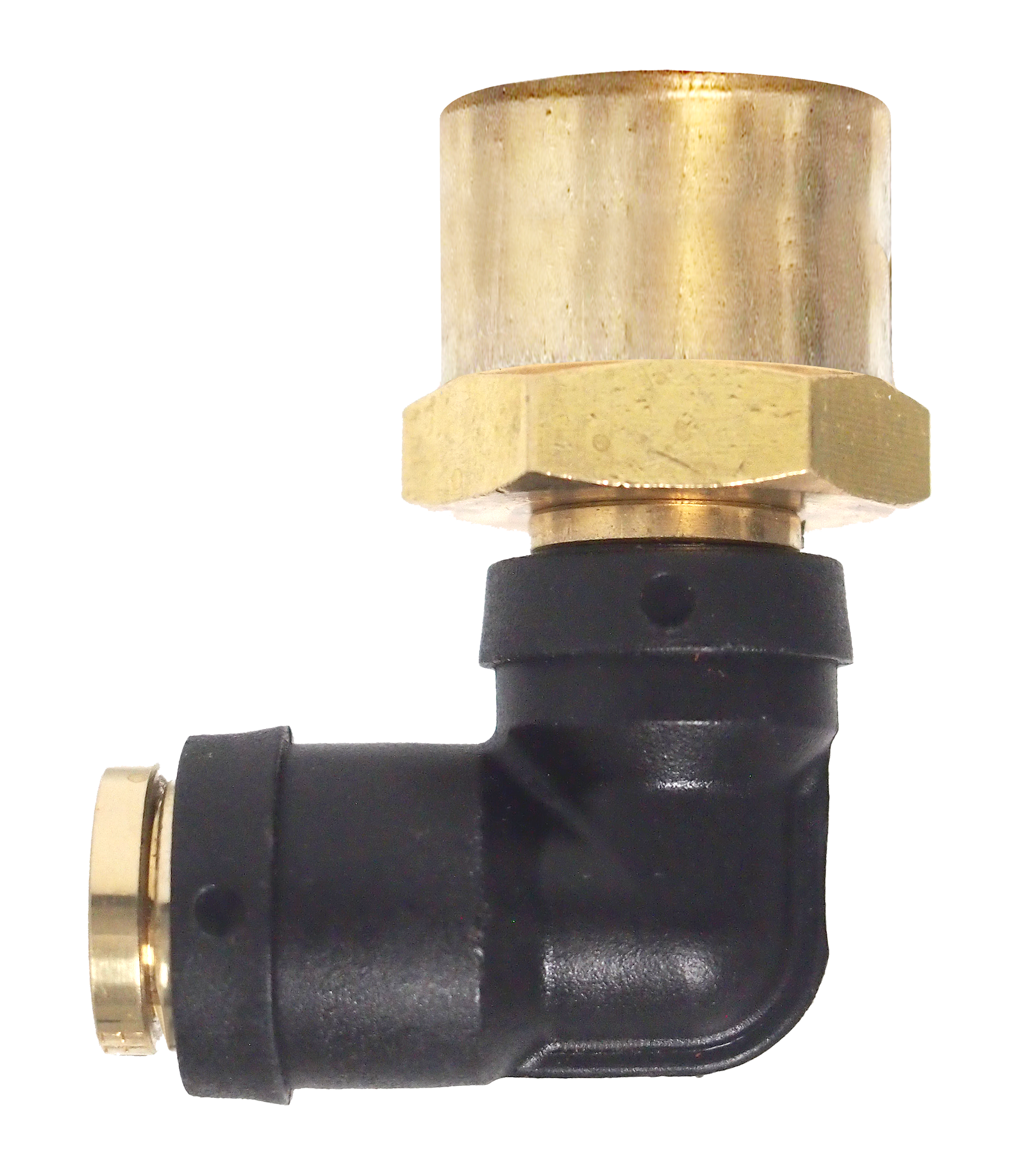 Fairview Composite DOT PTC 90?? Elbow;1/4x1/4FPTSW Item #: FVF-CPC1470SW-4B | GarageAndFab.com