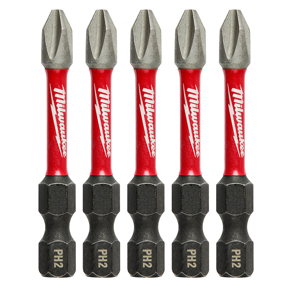 Milwaukee Electric 5Pk 2In Pwrench Impact Bit Ph2 - MLW-48-32-4602 | MFVCanada.com