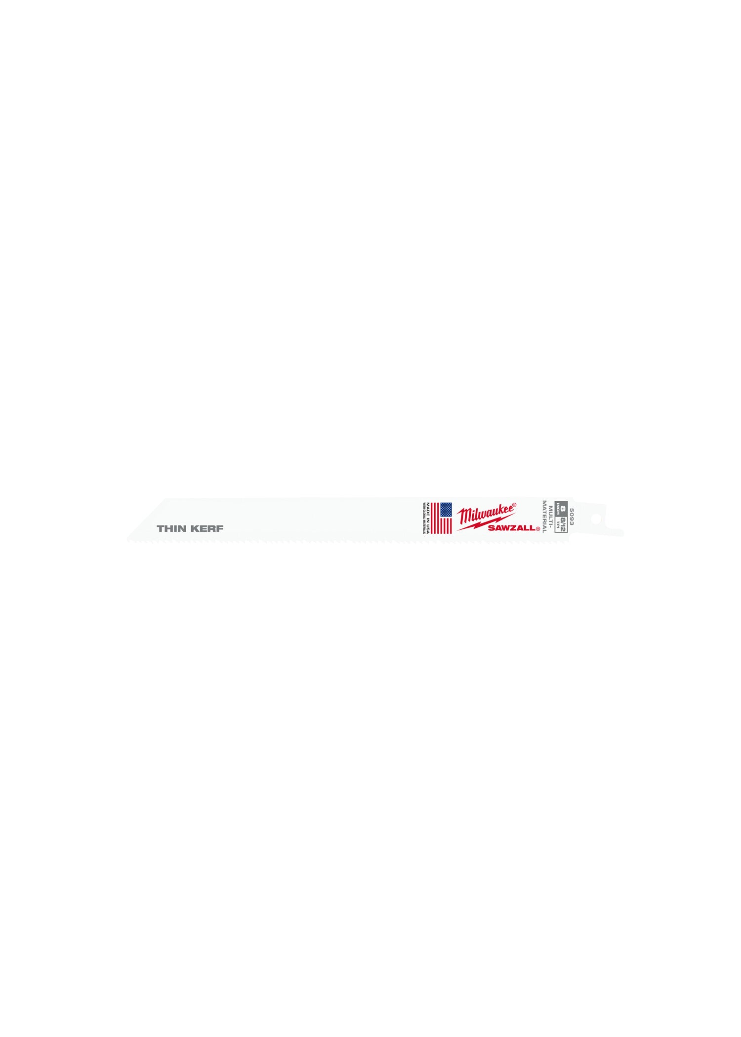 Milwaukee Electric Blade 8/12T 8L Thin Kerf Bulk 100 - MLW-48-01-7093 | MFVCanada.com