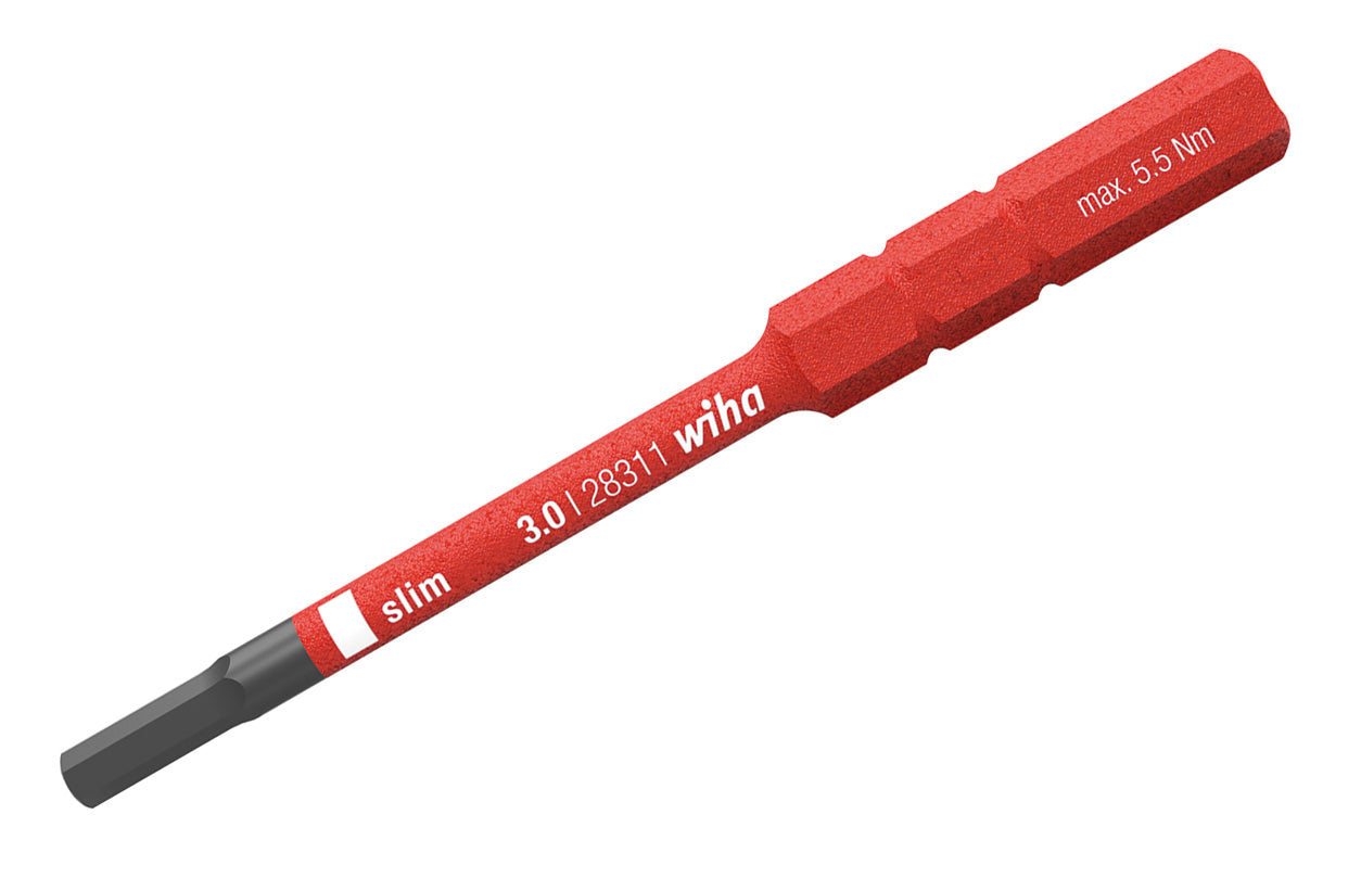WIHA TOOLS Insulated Slimline Blade Hex 2.5Mm - WIH-28334 | GarageAndFab.com