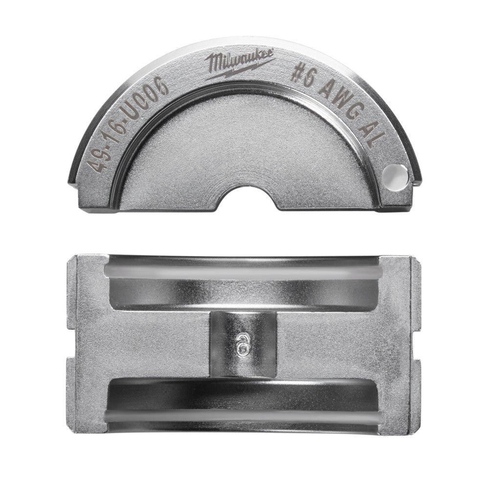 Milwaukee Electric #6 Aluminum U Style Die - MLW-49-16-U006 | MFVCanada.com