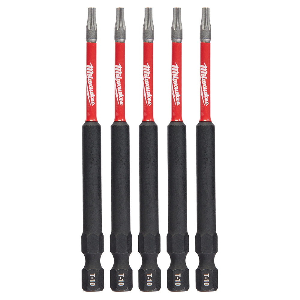 Milwaukee Electric (6) 5Pk 3-1/2" Pwrench Bit T10 - MLW-48-32-4576 | MFVCanada.com