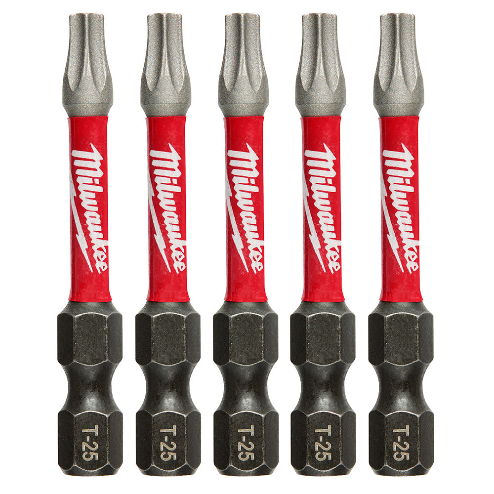 Milwaukee Electric 5Pk 2" Pwrench Bit T25 - MLW-48-32-4685 | MFVCanada.com