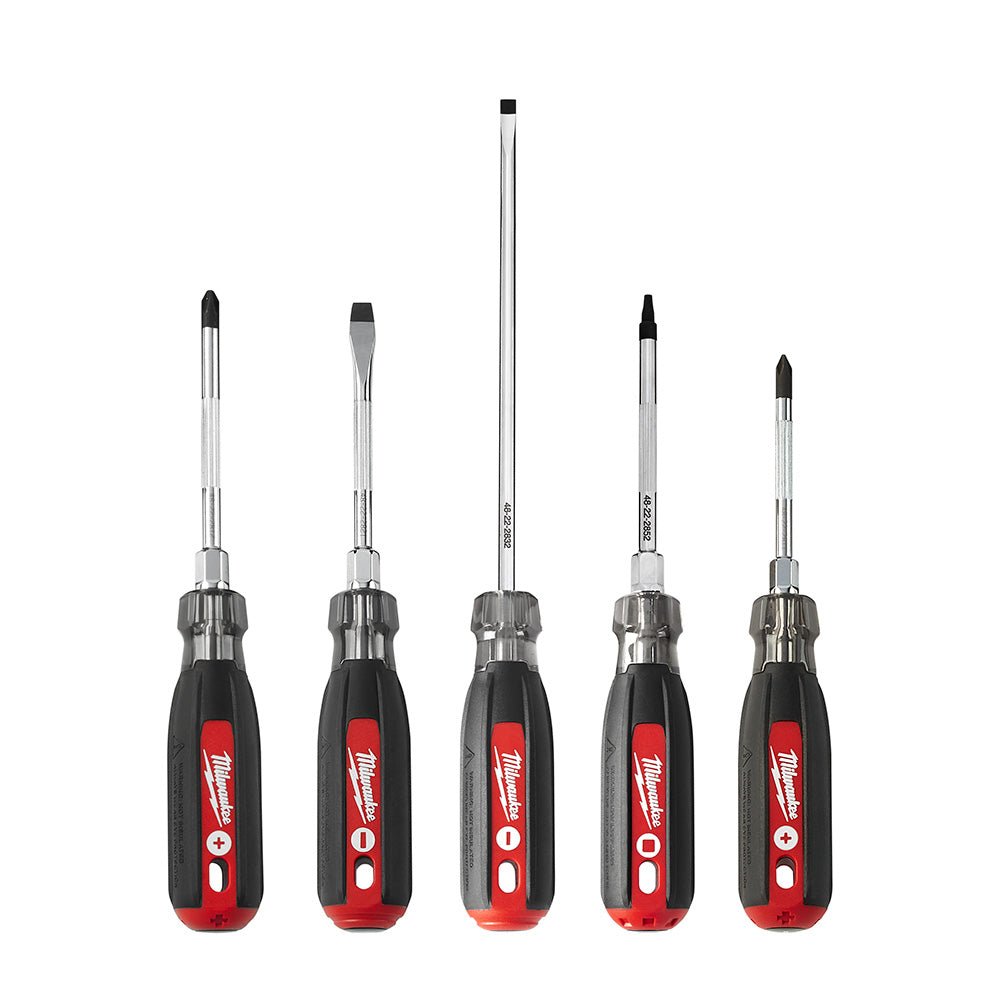 Milwaukee Electric Screwdriver Cushion Grip Set - 5Pc - MLW-48-22-2885 | MFVCanada.com