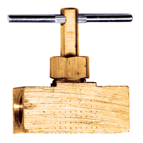 Fairview Needle Valve;1/8 FPTx1/8 FPT;Lead Free Brass Item #: FVF-LF-3103-A | GarageAndFab.com