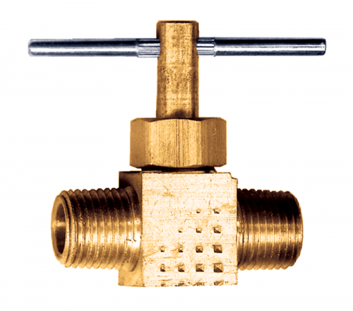 Fairview Needle Valve;1/8 MPT;Lead Free Brass Item #: FVF-LF-3122-A | GarageAndFab.com