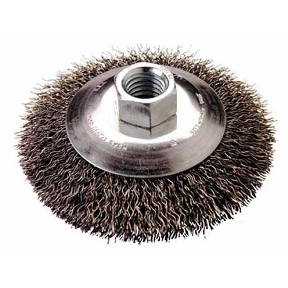 Milwaukee Electric 4"X 5/8"Bevel Crimped Brush Ss - MLW-48-52-1335 | MFVCanada.com