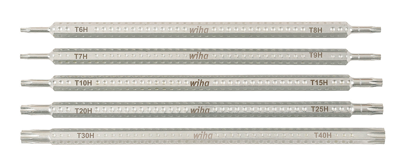 WIHA TOOLS 5 Piece Drive-Loc Vi Security Torx Blade Set - WIH-28477 | GarageAndFab.com