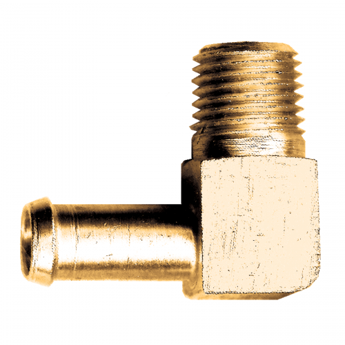 Fairview Fuel Hose Barb 90Elb;3/8x1/8 MPT Item #: FVF-339-6A | GarageAndFab.com