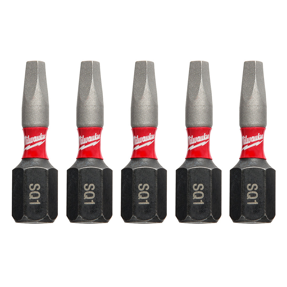 Milwaukee Electric 5Pk Insert Bit Sq1 - MLW-48-32-4621 | MFVCanada.com