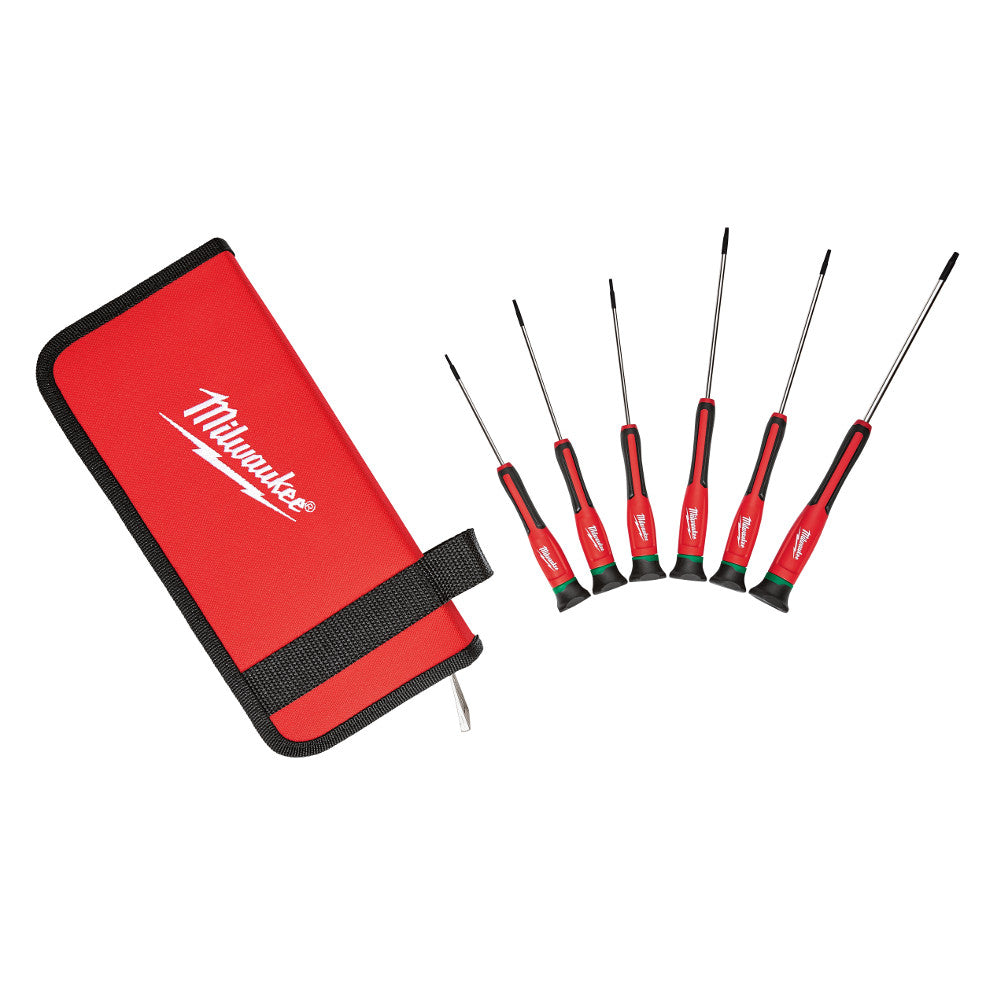 Milwaukee Electric 6Pc Precision Drivers Torx - MLW-48-22-2610 | MFVCanada.com