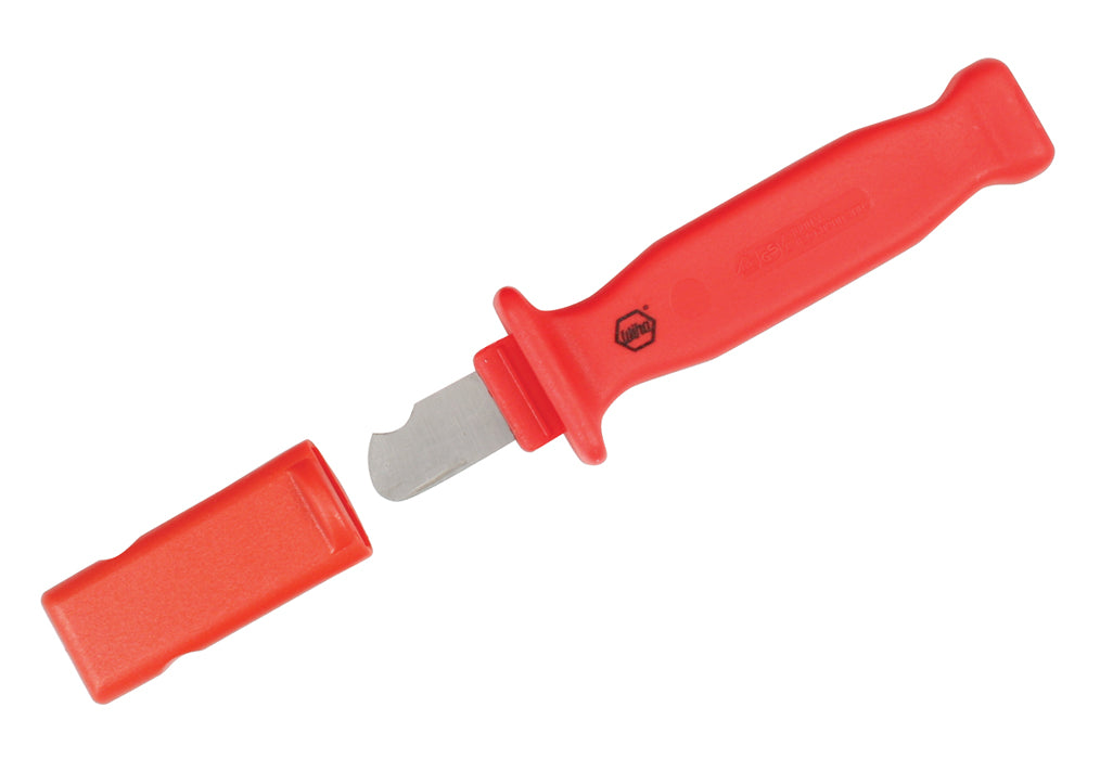 WIHA TOOLS Insulated Cable Stripping Knife 35Mm - WIH-15050 | GarageAndFab.com