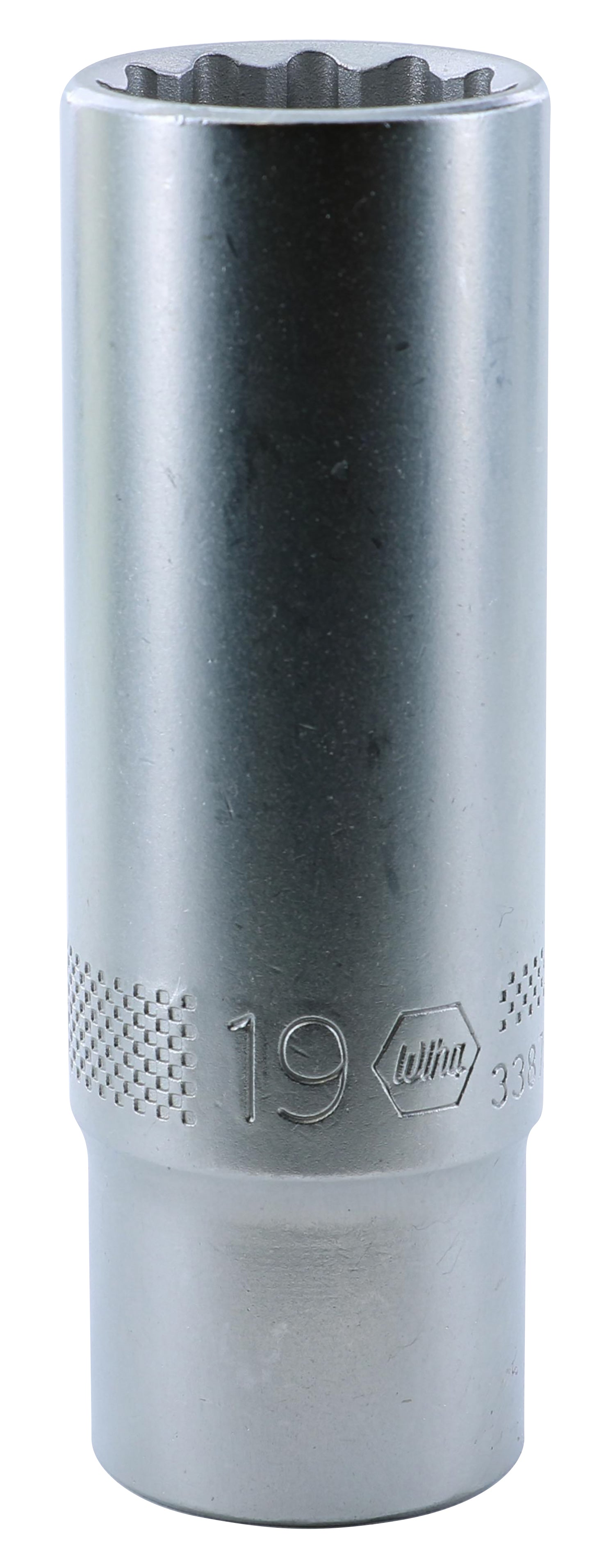 WIHA TOOLS 12 Point - 1/2" Drive Deep Socket 19.0Mm - WIH-33875 | GarageAndFab.com
