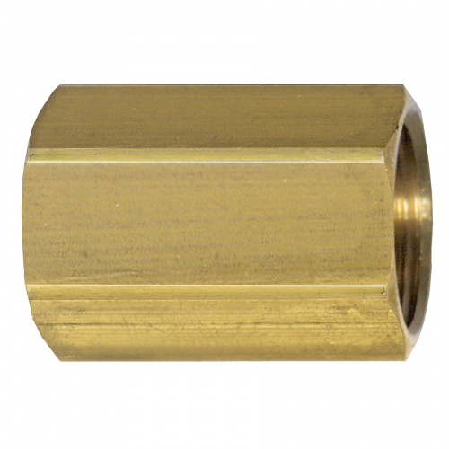 Fairview Brass Flare Nut;3/8 FJIC Item #: FVF-3720-6 | GarageAndFab.com