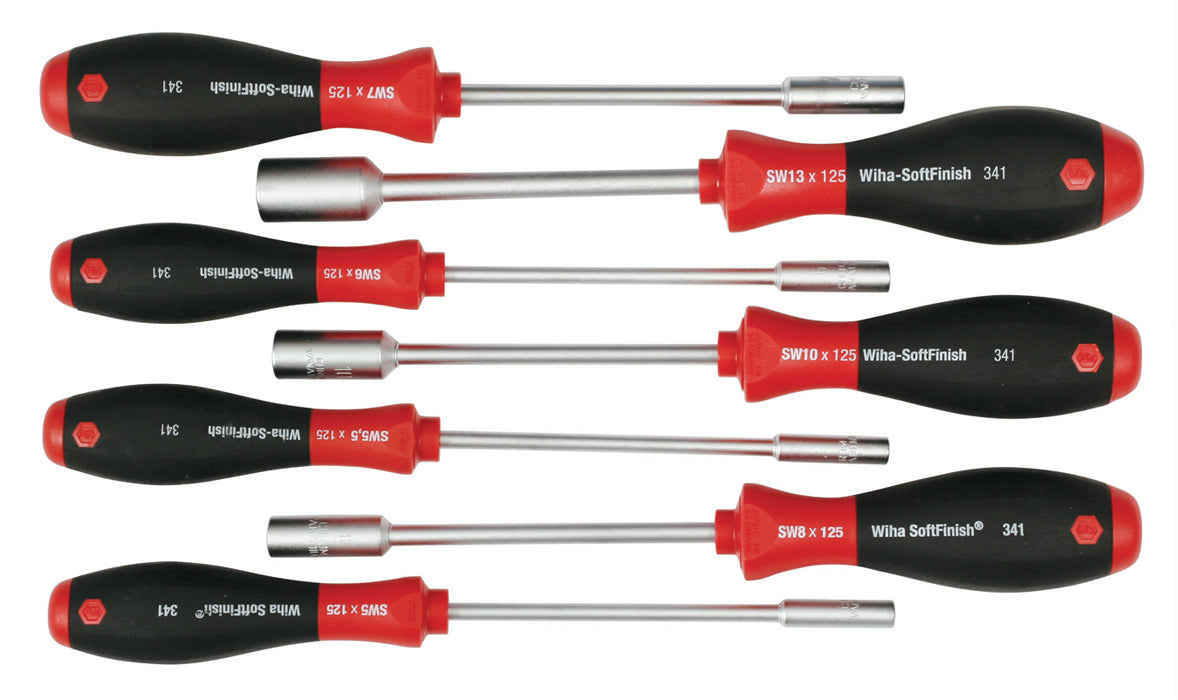 WIHA TOOLS 7 Piece Softfinish Nut Driver Set - Metricric - WIH-34194 | GarageAndFab.com