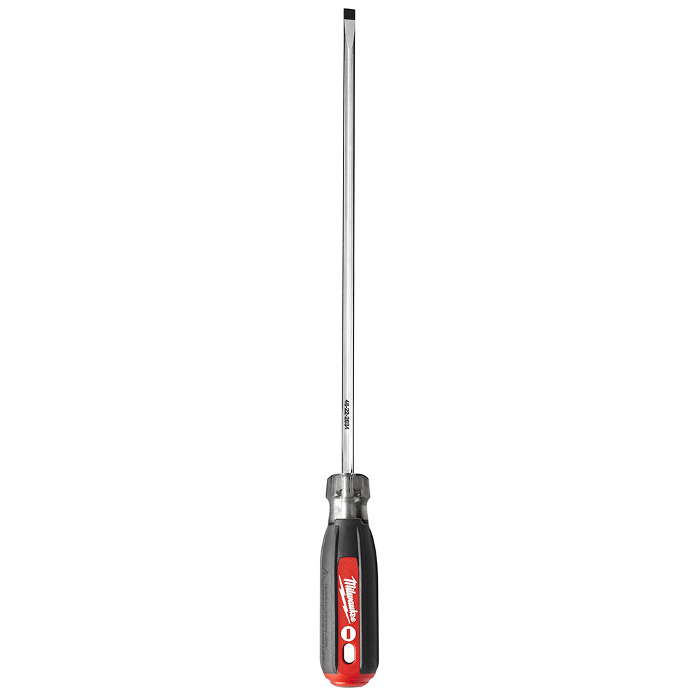 Milwaukee Electric 1/4" Cabinet-10" Cushion Grip Scrwdrvr - MLW-48-22-2834 | MFVCanada.com