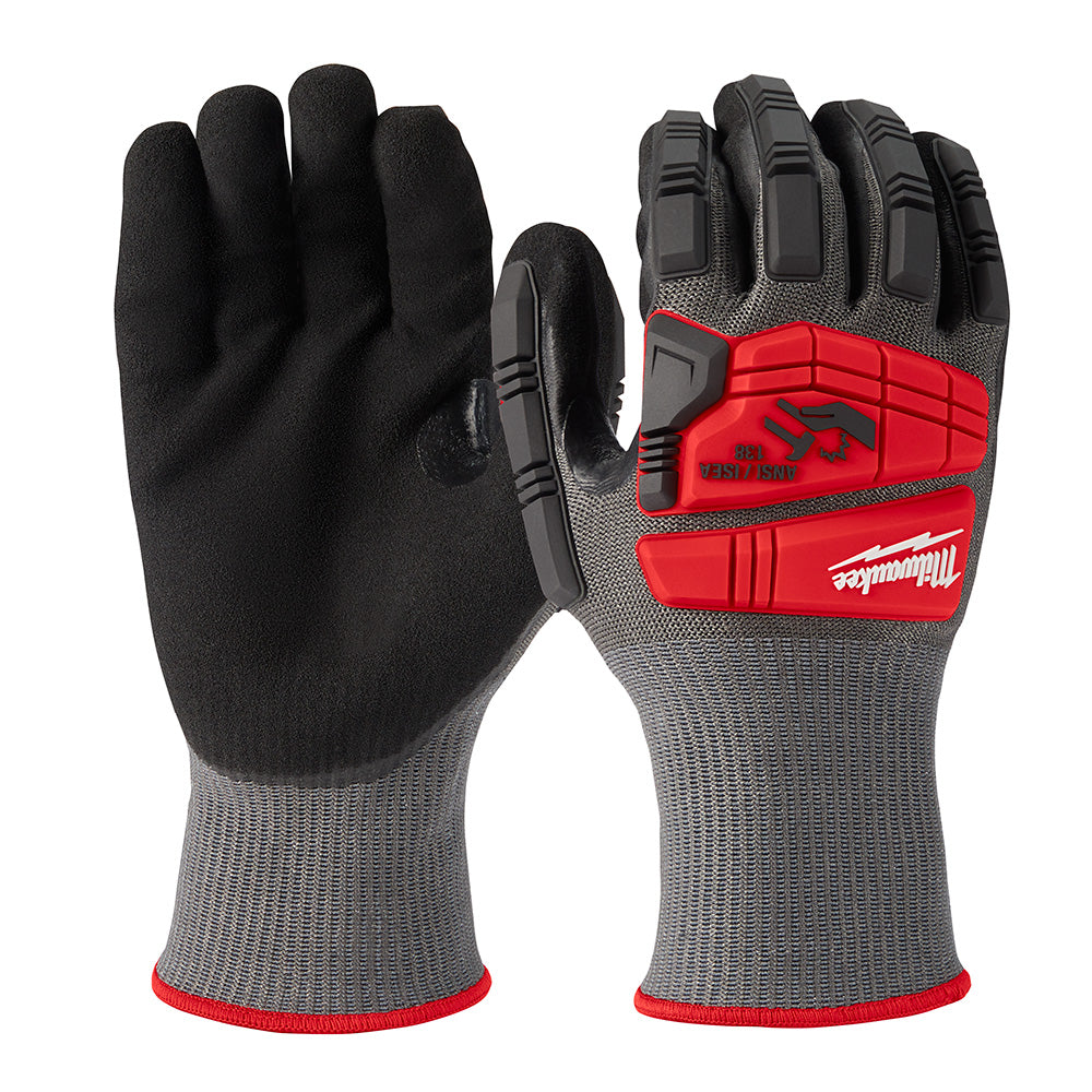 Milwaukee Electric (6) Impact Cut 5 Nitrile Dip Glove - L - MLW-48-22-8982 | MFVCanada.com