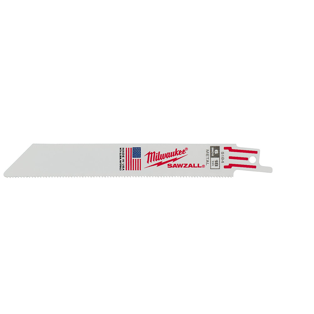 Milwaukee Electric Blade 18T 6L Thin Kerf 50Pk - MLW-48-01-6184 | MFVCanada.com