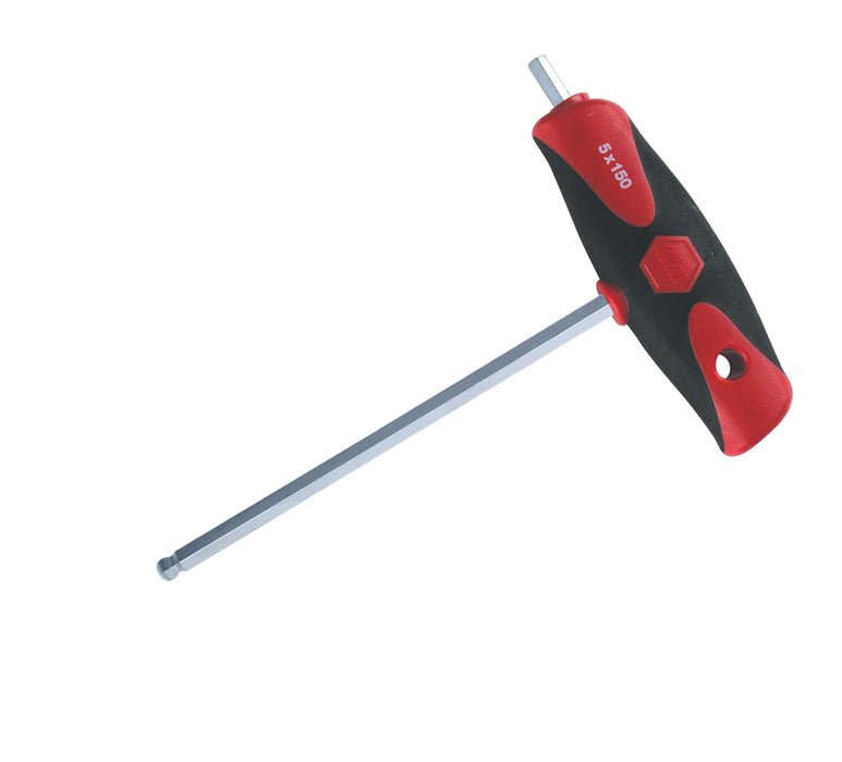 WIHA TOOLS Soft Grip Dual Drive Hex T-Handle 5.0Mm - WIH-54052 | GarageAndFab.com