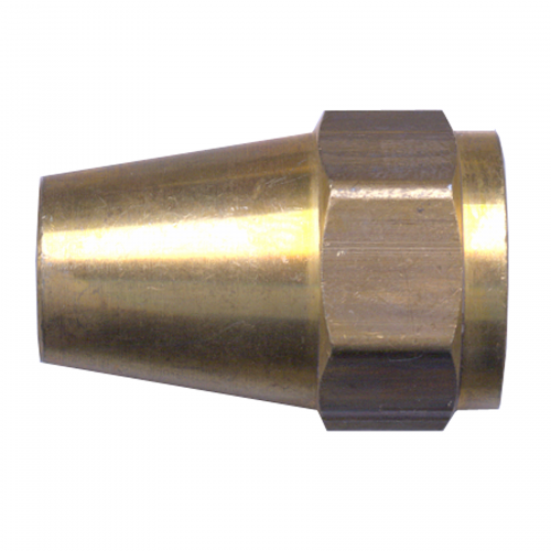 Fairview Brass Milled Nut Long;1/2 F.SAE Item #: FVF-41-8 | GarageAndFab.com