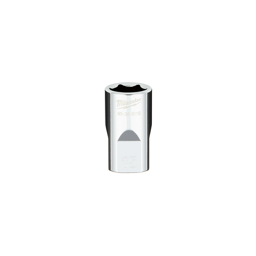 Milwaukee Electric 1/2" Drive 15Mm Socket - MLW-45-34-9116 | MFVCanada.com