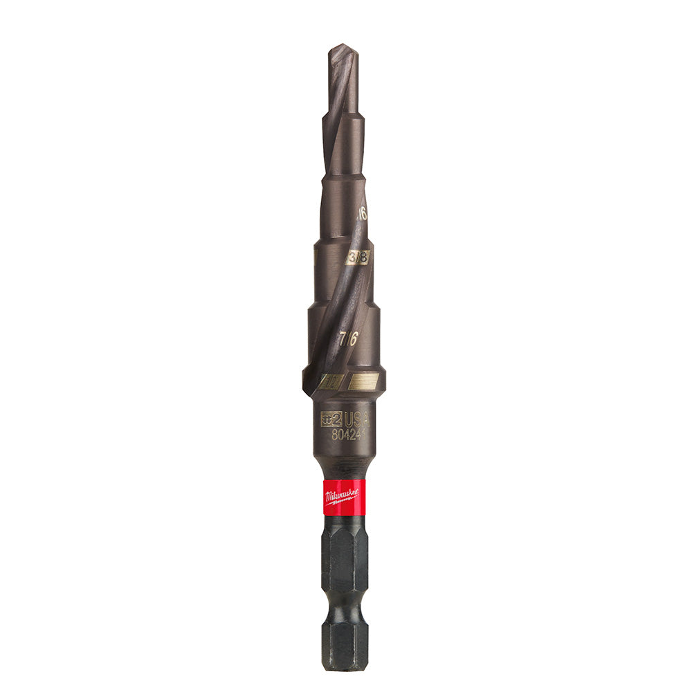 Milwaukee Electric Sw Step Bit #2 3/16" -1/2" - MLW-48-89-9242 | MFVCanada.com