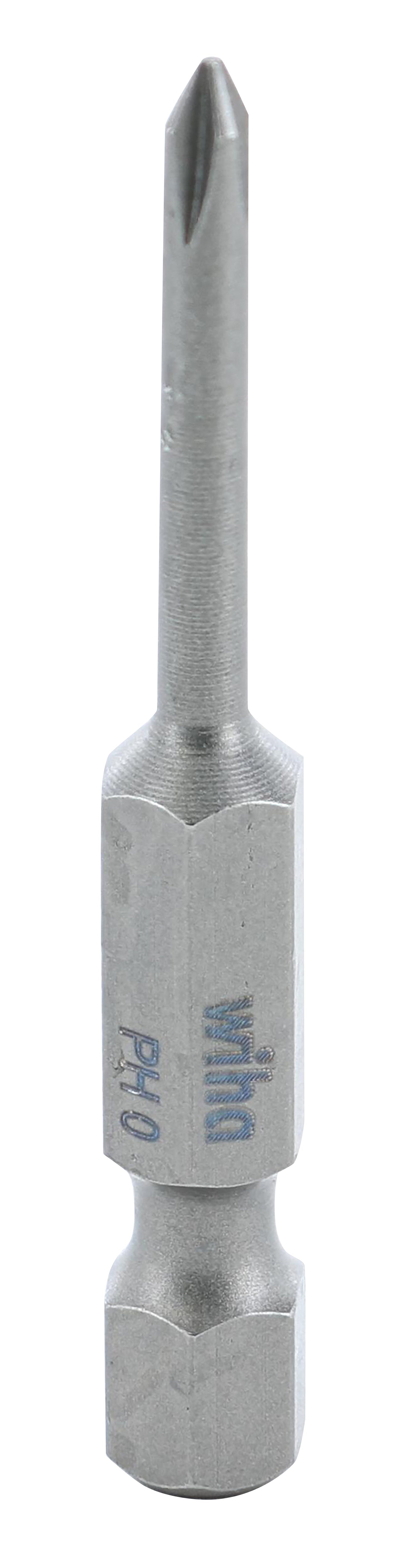 WIHA TOOLS Phillips Power Bit #0 X 50Mm - WIH-74102 | GarageAndFab.com