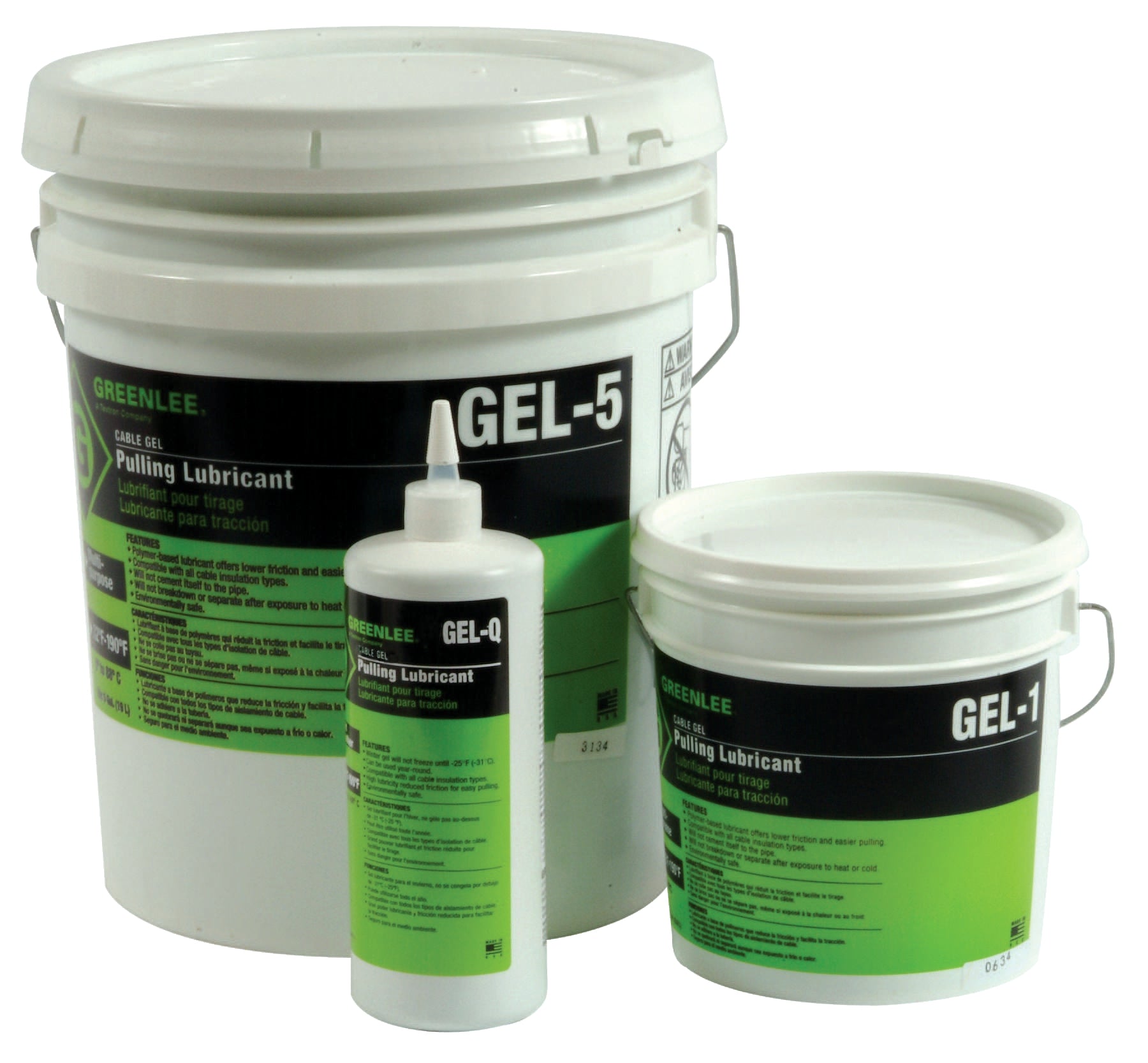Greenlee Lube,Gel-5 Gallon - GRE-GEL-5 | GarageAndFab.com