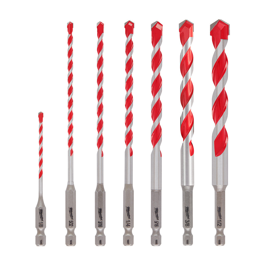 Milwaukee Electric Hamrdrill 7Pc Kit Large - MLW-48-20-9057 | MFVCanada.com