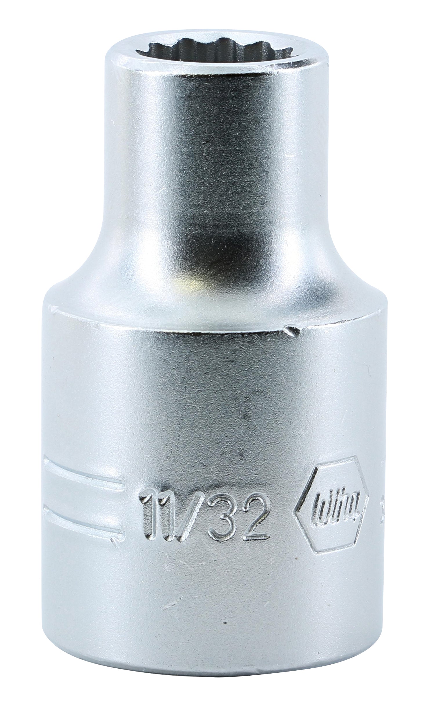 WIHA TOOLS 12 Point - 1/2" Drive Deep Socket 11/32" - WIH-33808 | GarageAndFab.com