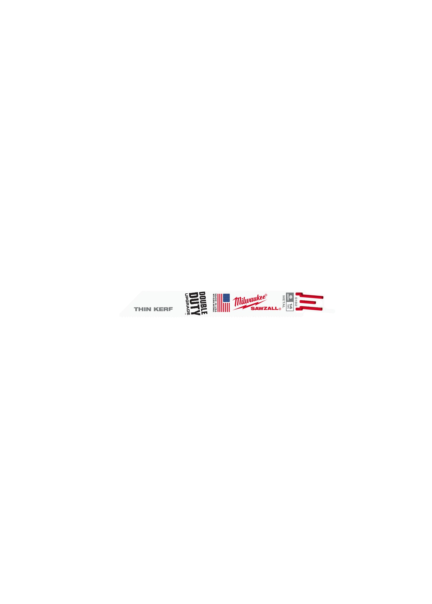Milwaukee Electric Blade 14T 6L Thin Kerf Bulk 100 - MLW-48-01-7182 | MFVCanada.com