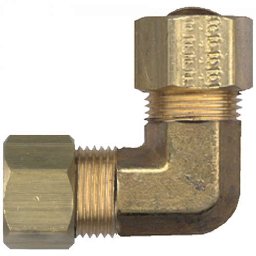 Fairview Comp 90Elb;3/8 Poly Tube Item #: FVF-465-6 | GarageAndFab.com