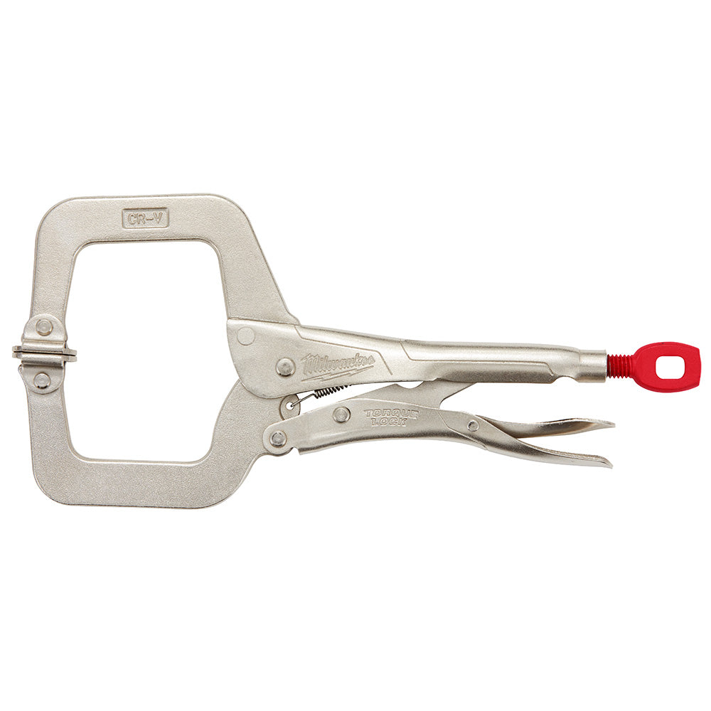Milwaukee Electric 11" Torque Lock Locking C-Clamp With Swivel Jaws - MLW-48-22-3521 | MFVCanada.com