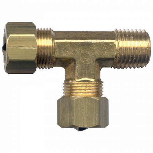 Fairview Comp Tee;3/8x1/4 MPTx3/8 Item #: FVF-471-6B | GarageAndFab.com