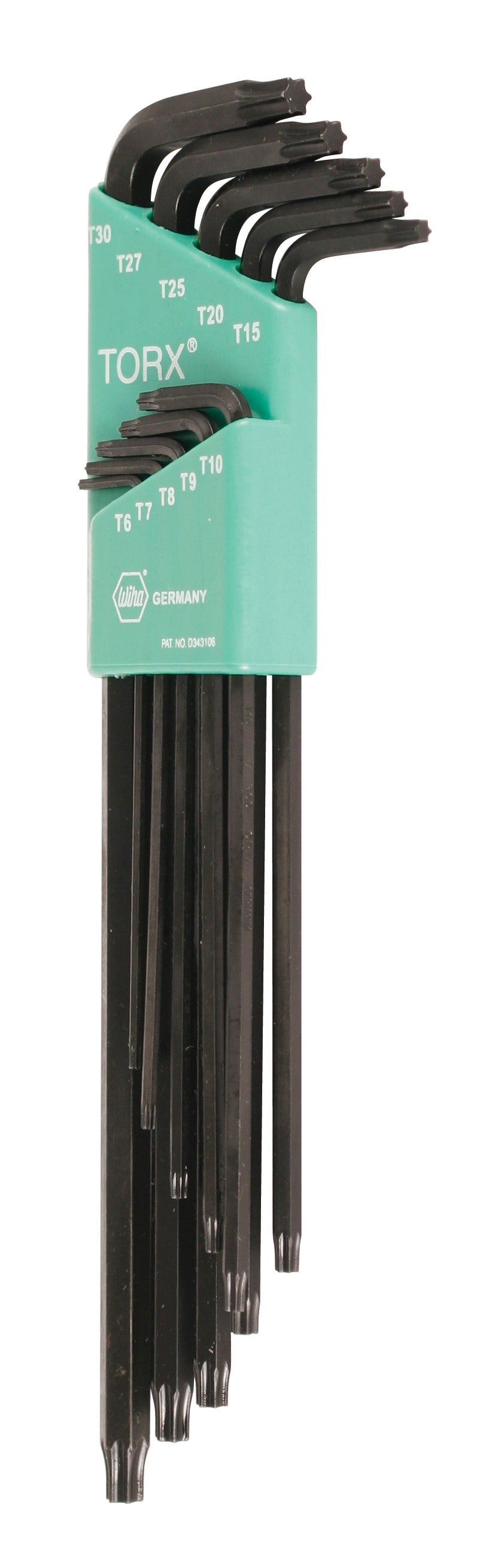 WIHA TOOLS 10 Piece Torx Long Arm L-Key Set - WIH-36698 | GarageAndFab.com
