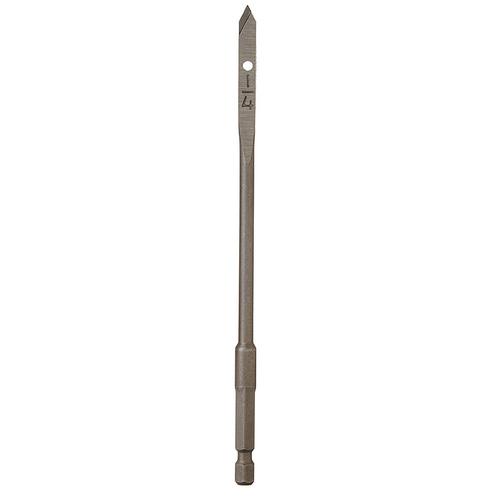 Milwaukee Electric 1/4" X 6" Flat Boring Bit - MLW-48-27-0251 | MFVCanada.com