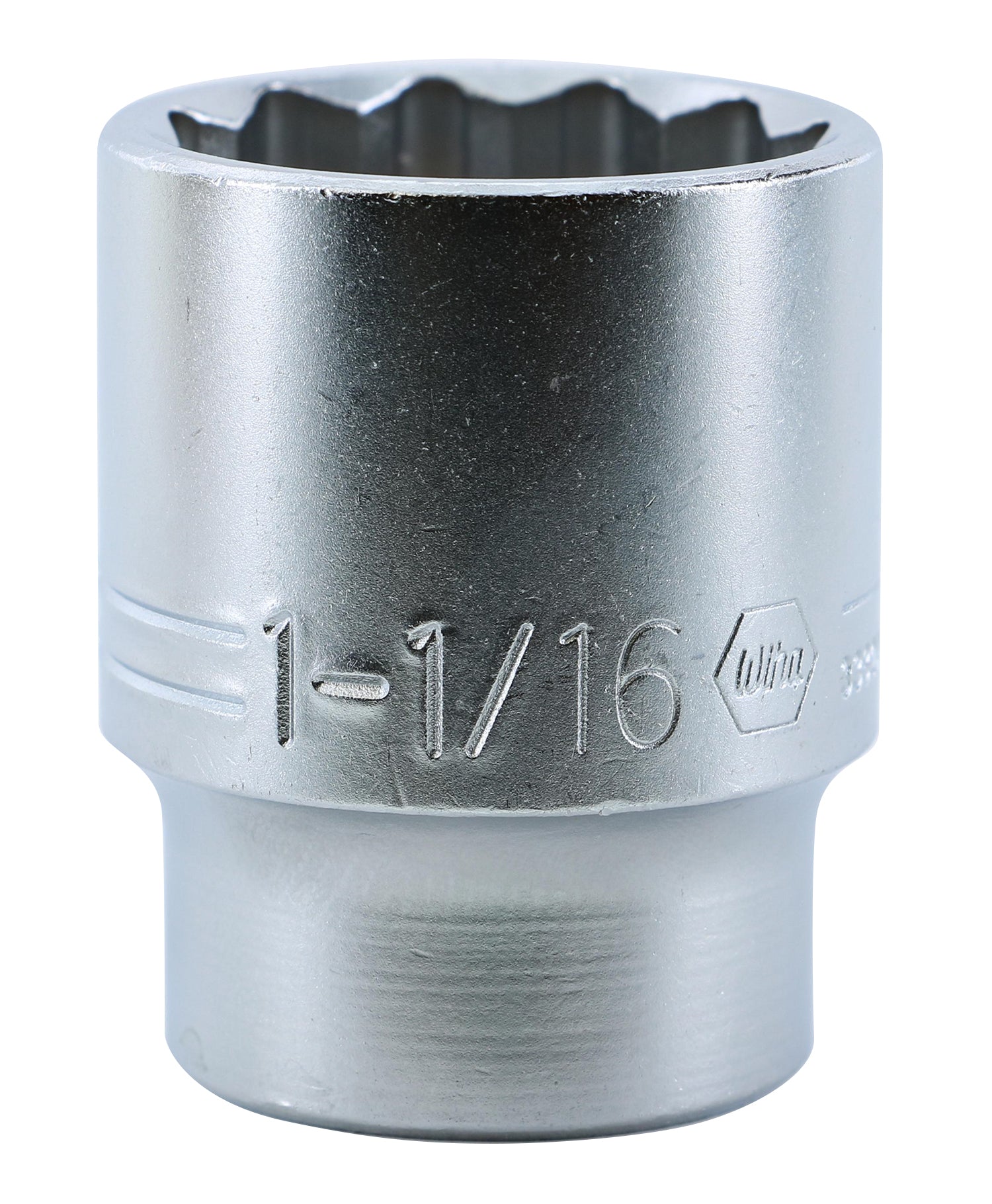 WIHA TOOLS 12 Point - 1/2" Drive Deep Socket 1-1/16" - 33820 - WIH-33820 | GarageAndFab.com