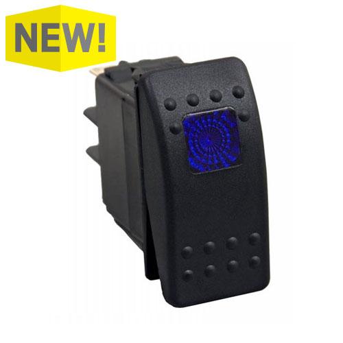 Tiger Lights LIGTLSW1-B LED Rocker/ Toggle Switch - Blue | GarageAndFab.com