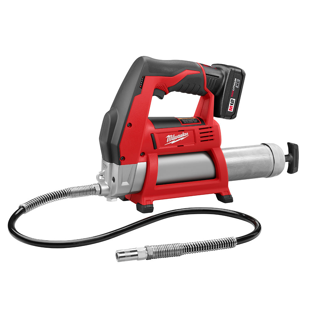 Milwaukee Electric M12 Grease Gun Kit W/1 Xc Bat - MLW-2446-21XC | MFVCanada.com