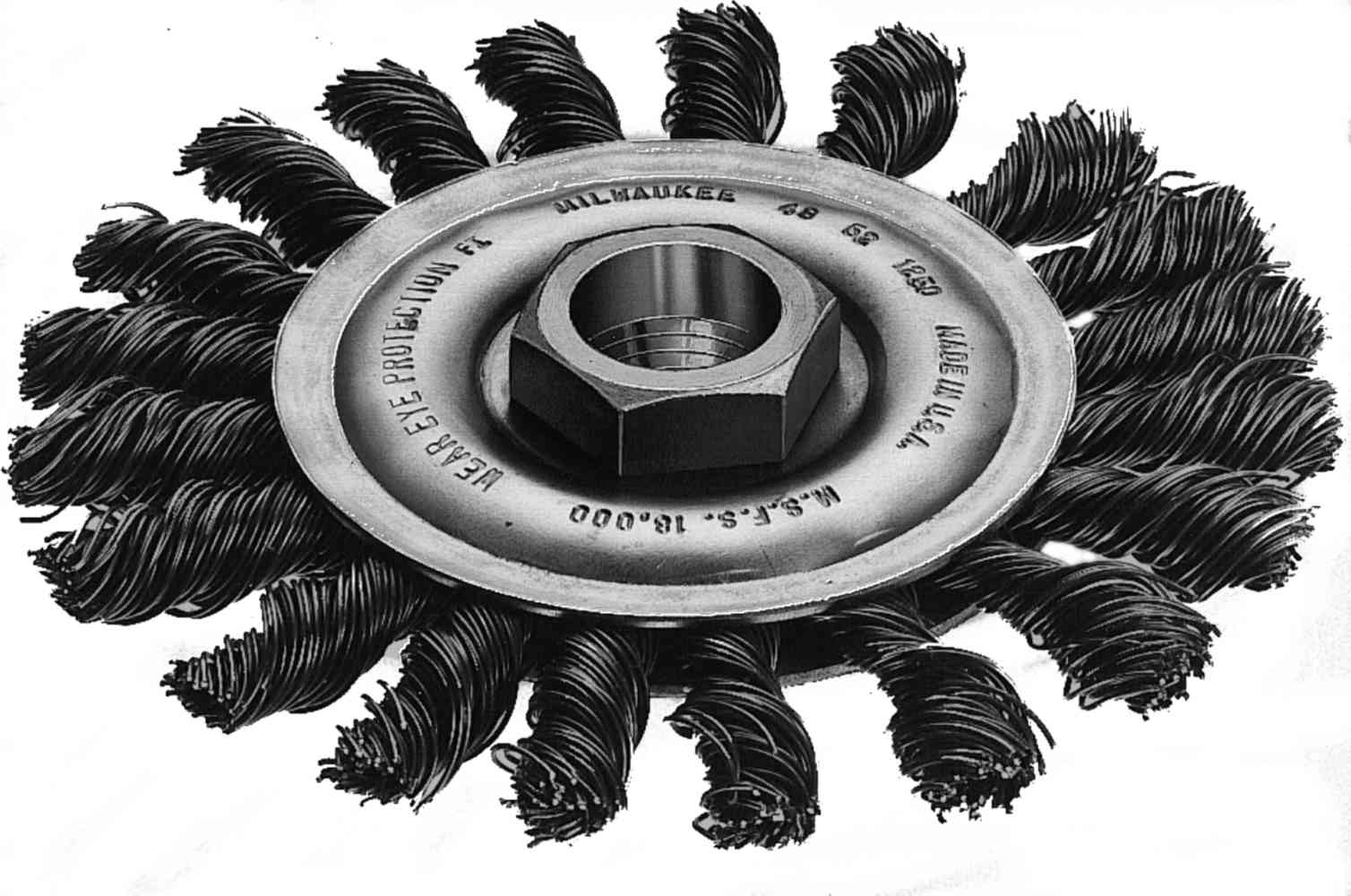 Milwaukee Electric 4"Cable Twist Knot Wheel - 48-52-5030 - MLW-48-52-5030 | MFVCanada.com