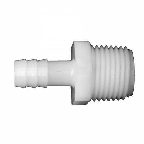 Fairview Nylon Hose Barb;3/8 x1/4 MPT Item #: FVF-525-6B | GarageAndFab.com