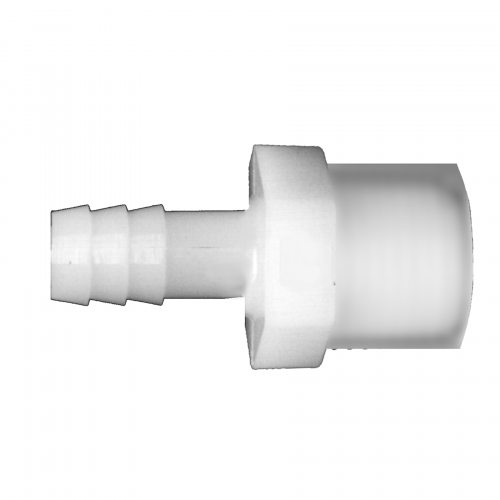 Fairview Nylon Hose Barb;1/2 x1/2 FPT Item #: FVF-526-8D | GarageAndFab.com