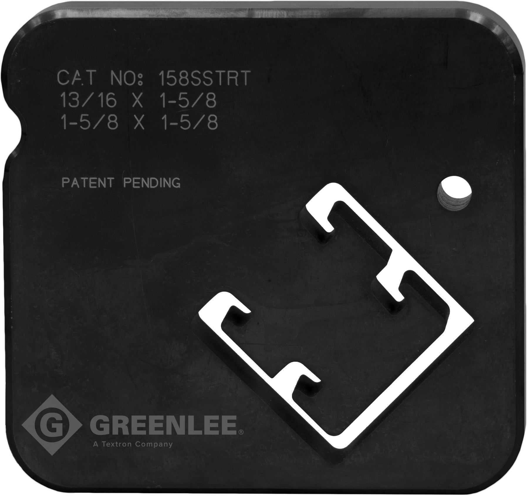 Greenlee Dies,  Single Strut (Pkgd) -GRE-158SSTRT | GarageAndFab.com