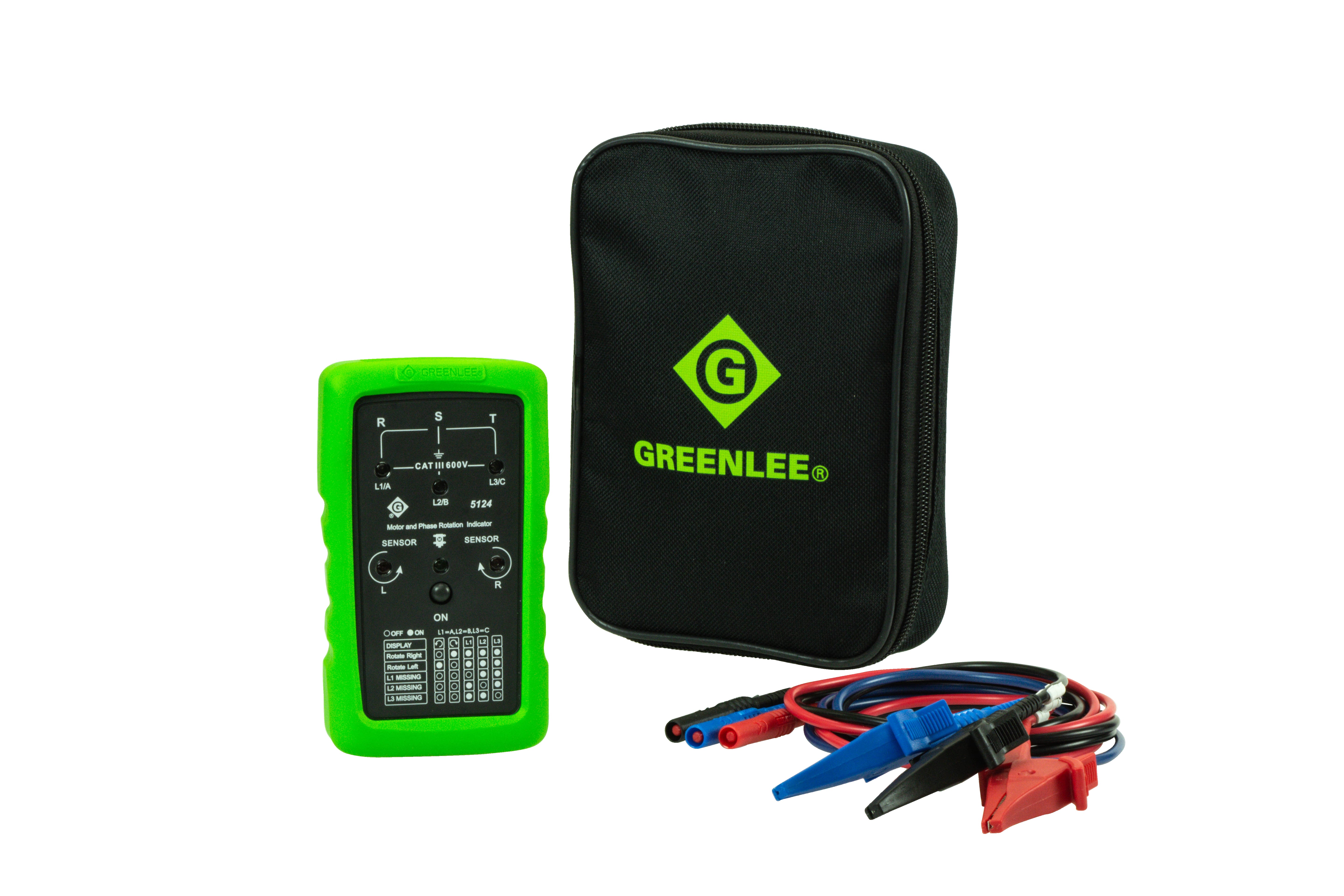Greenlee Indicator, Phase Seq/Motor Rot - GRE-5124 | GarageAndFab.com